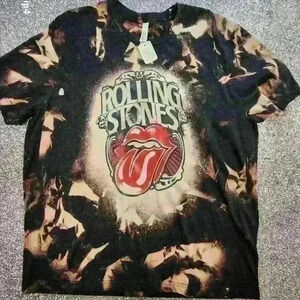 Rolling stones distressed t shirt
